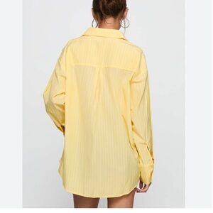 Turks & Caicos Yellow Striped women Shirt